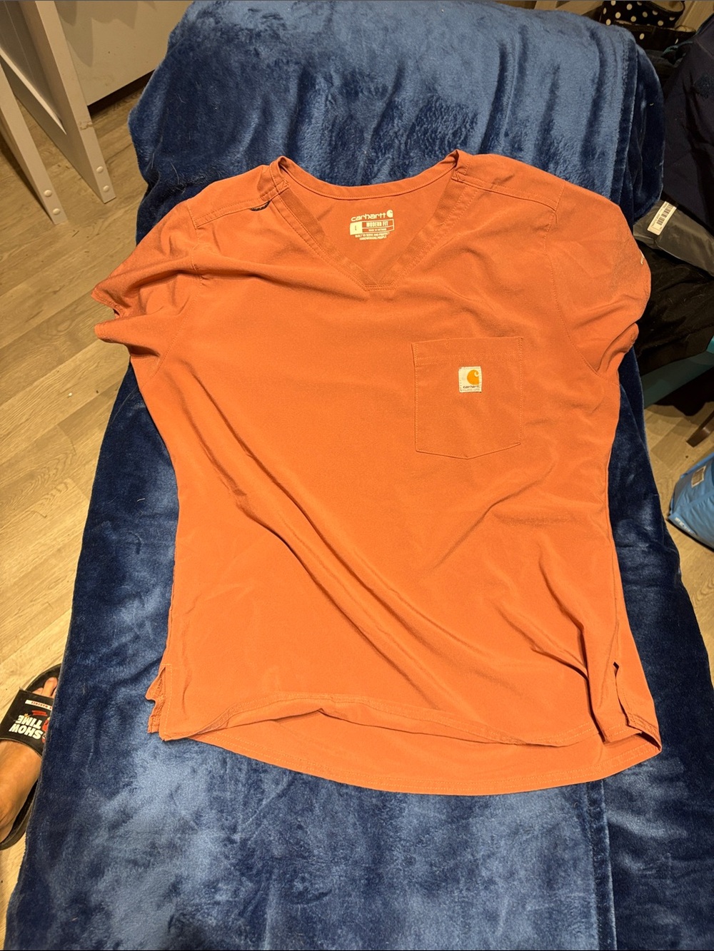Carhartt Short Sleeve Pocket Tee scrub top size large